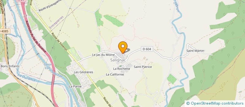 localisation de l'entreprise MADAME JEANNE HEURTAUX  SALIGNAC