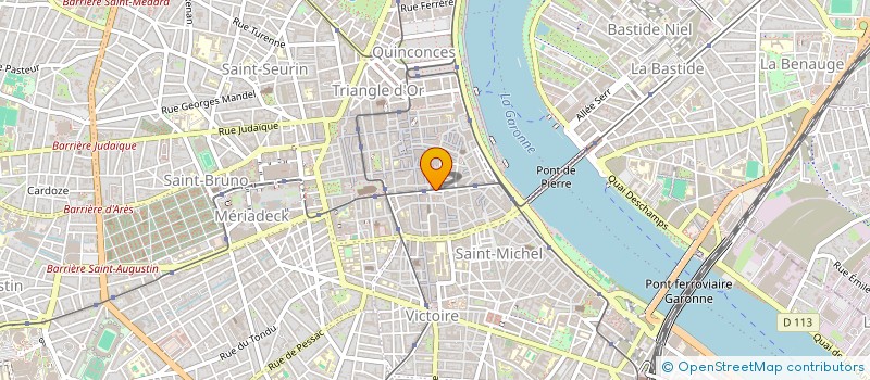 localisation de l'entreprise MADAME JEANNE HIDIE  BORDEAUX