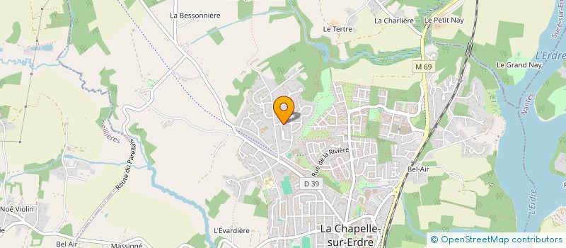 localisation de l'entreprise MADAME JEANNE HIGOUNENQ à LA CHAPELLE-SUR-ERDRE
