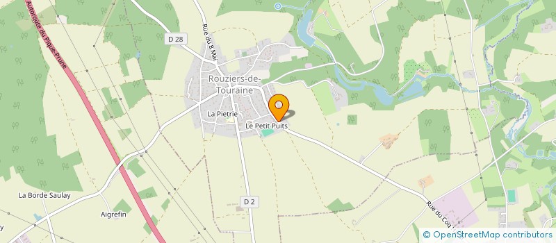 localisation de l'entreprise MADAME JEANNE HOLBERT  ROUZIERS-DE-TOURAINE