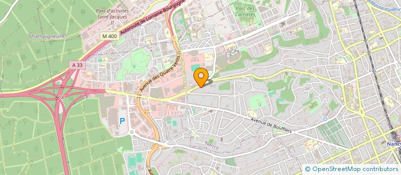 localisation de l'entreprise MADAME JEANNE HOMAND  NANCY