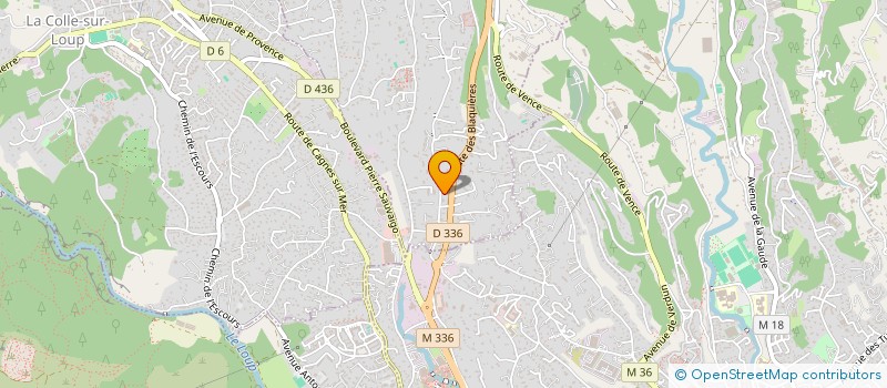 localisation de l'entreprise MADAME JEANNE HOSPICE  VENCE