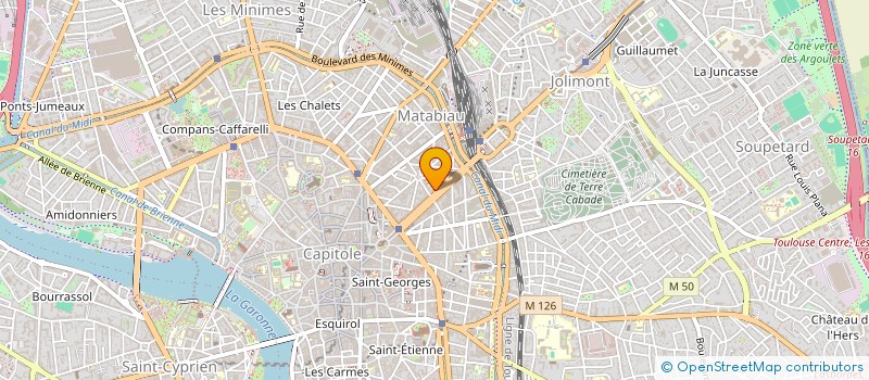 localisation de l'entreprise MADAME JEANNE ISSARTEL  TOULOUSE