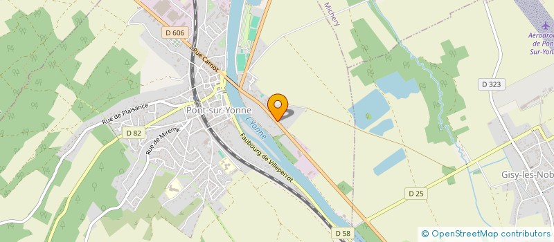 localisation de l'entreprise MADAME JEANNE JACQUET à PONT-SUR-YONNE