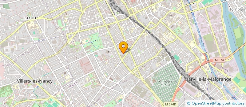 localisation de l'entreprise MADAME JEANNE JANEAU  NANCY