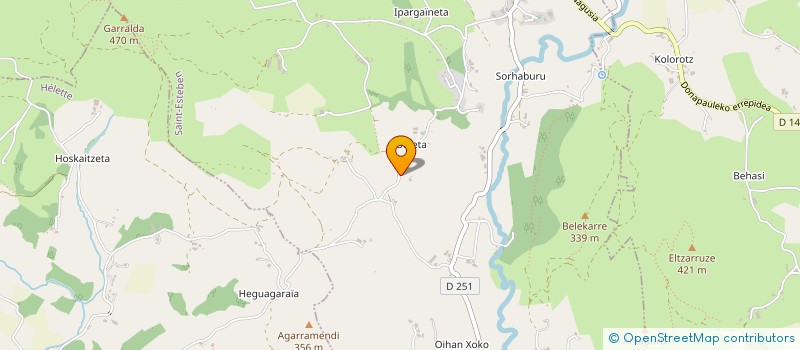 localisation de l'entreprise MADAME JEANNE JAURENA  SAINT-ESTEBEN