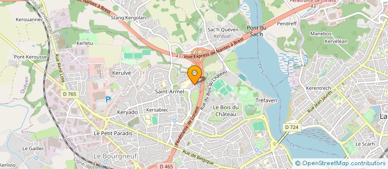 localisation de l'entreprise MADAME JEANNE JESTIN  LORIENT