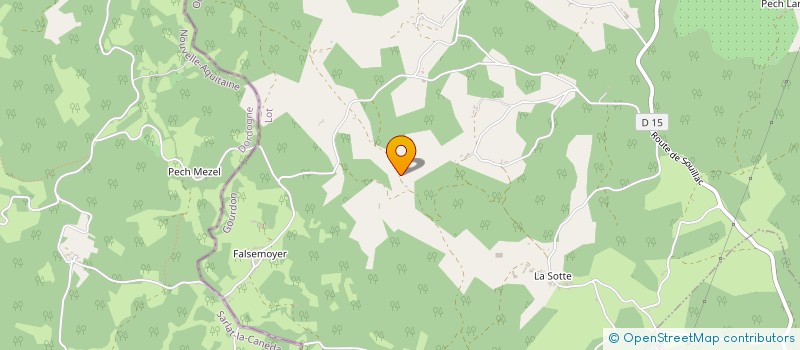 localisation de l'entreprise MADAME JEANNE JOHANA ANNA MOINET  GIGNAC