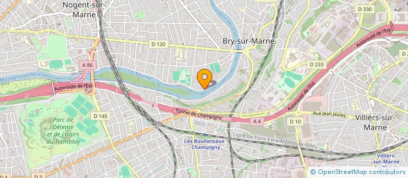 localisation de l'entreprise MADAME JEANNE JOUHET à LE PERREUX-SUR-MARNE