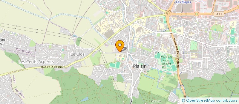 localisation de l'entreprise MADAME JEANNE JOUSSET  PLAISIR