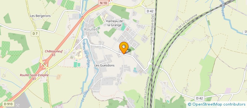 localisation de l'entreprise MADAME JEANNE JULINET  ROULLET-SAINT-ESTEPHE