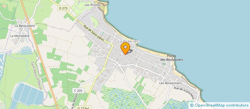 localisation de l'entreprise MADAME JEANNE LABE  LA BREE-LES-BAINS