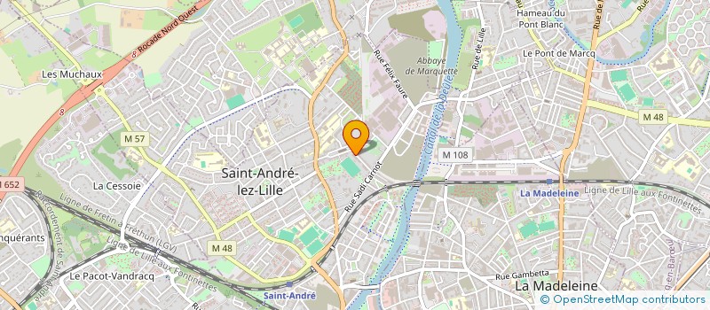 localisation de l'entreprise MADAME JEANNE LABIS  SAINT-ANDRE-LEZ-LILLE