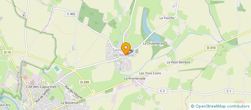 localisation de l'entreprise MADAME JEANNE LABRETTE à SAINT-OUEN-DE-MIMBRE
