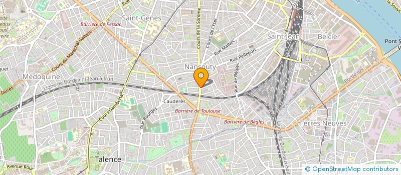 localisation de l'entreprise MADAME JEANNE LAHONTAA  BORDEAUX