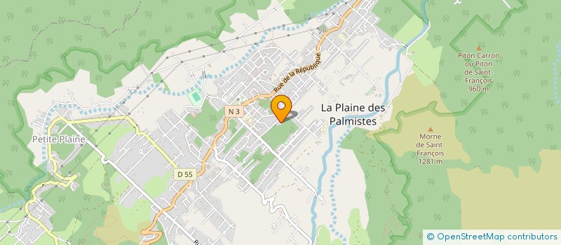 localisation de l'entreprise MADAME JEANNE LAI-MAN à LA PLAINE-DES-PALMISTES