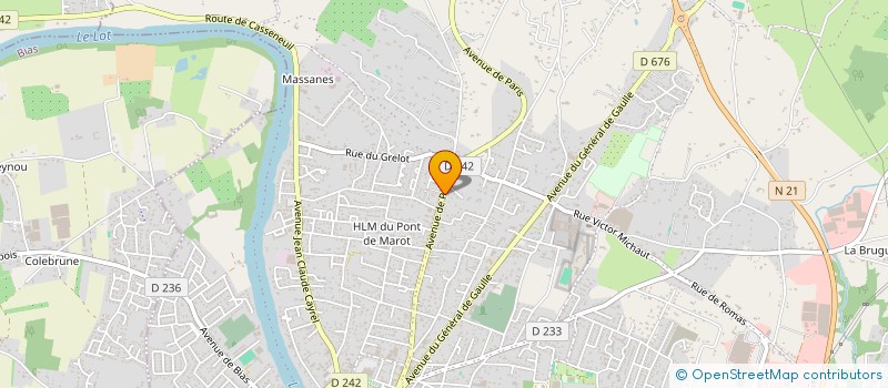 localisation de l'entreprise MADAME JEANNE LAJEUNIE à VILLENEUVE-SUR-LOT