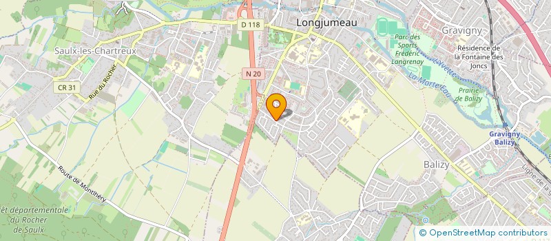 localisation de l'entreprise MADAME JEANNE LANOE à LONGJUMEAU