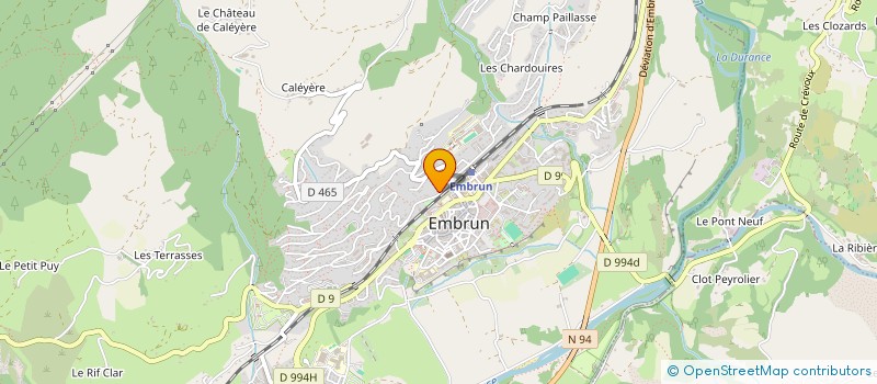 localisation de l'entreprise MADAME JEANNE LANTENOIS  EMBRUN