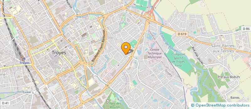 localisation de l'entreprise MADAME JEANNE LARANGE  TROYES