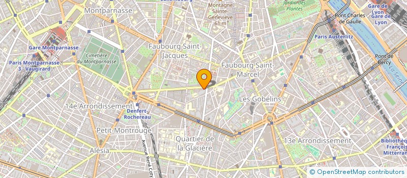 localisation de l'entreprise MADAME JEANNE LARNAUDIE DE FERRAND PUGINIER  PARIS