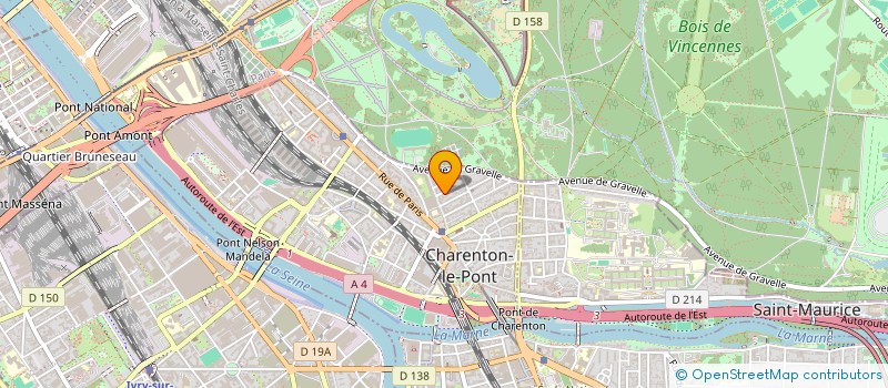 localisation de l'entreprise MADAME JEANNE LASSALLE  CHARENTON-LE-PONT