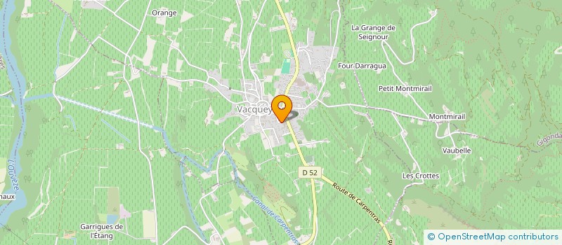 localisation de l'entreprise MADAME JEANNE LAUGIER  VACQUEYRAS