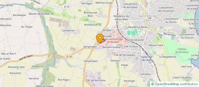 localisation de l'entreprise MADAME JEANNE LAURENT à SAINT-POL-DE-LEON