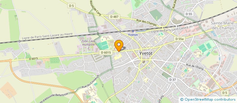 localisation de l'entreprise MADAME JEANNE LAURENT  YVETOT