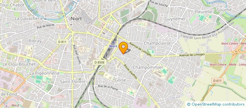 localisation de l'entreprise MADAME JEANNE LE BOULCH à NIORT
