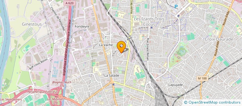 localisation de l'entreprise MADAME JEANNE LE PALEC  TOULOUSE