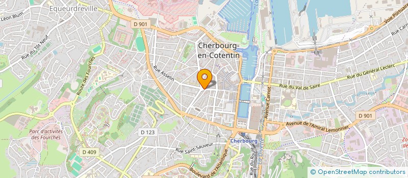 localisation de l'entreprise MADAME JEANNE LE PESQUEUR à CHERBOURG-EN-COTENTIN