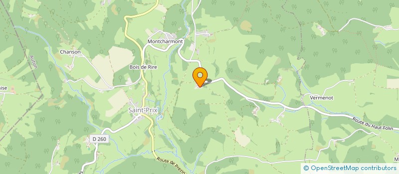 localisation de l'entreprise MADAME JEANNE LECLERC  SAINT-PRIX