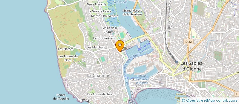 localisation de l'entreprise MADAME JEANNE LECLERCQ à LES SABLES D'OLONNE