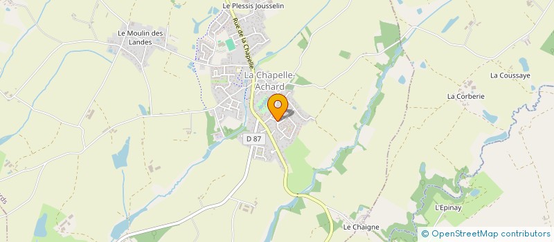 localisation de l'entreprise MADAME JEANNE LECLERCQ à LES ACHARDS