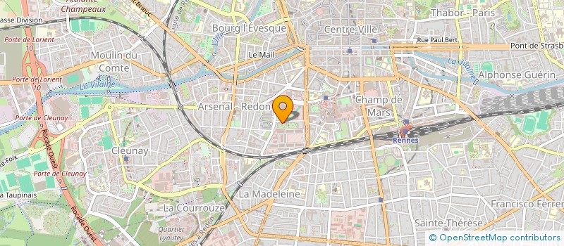 localisation de l'entreprise MADAME JEANNE LEGUAY à RENNES