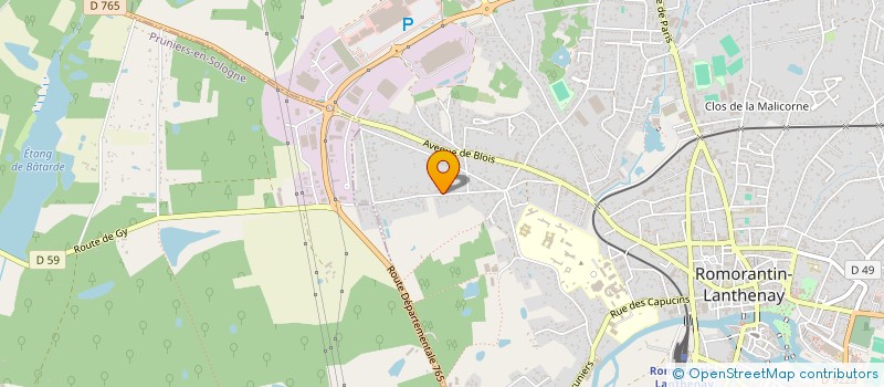 localisation de l'entreprise MADAME JEANNE LEHNEN  ROMORANTIN-LANTHENAY