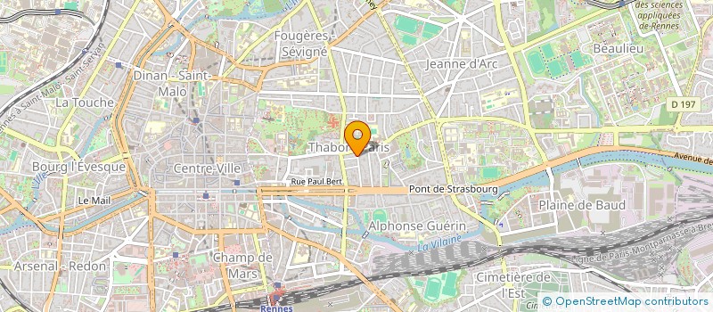 localisation de l'entreprise MADAME JEANNE LEMERRE  RENNES