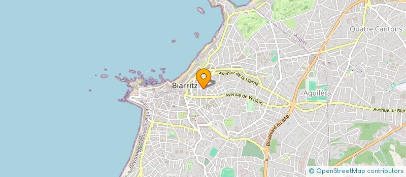 localisation de l'entreprise MADAME JEANNE LEPAGE  BIARRITZ