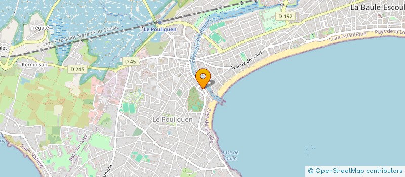 localisation de l'entreprise MADAME JEANNE LEROY  LE POULIGUEN