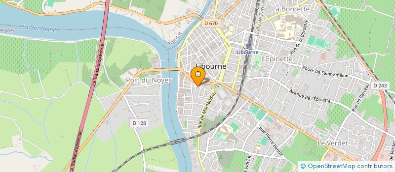localisation de l'entreprise MADAME JEANNE LEVEQUE à LIBOURNE