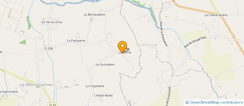 localisation de l'entreprise MADAME JEANNE LEVIVIER à HAMBYE