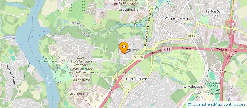 localisation de l'entreprise MADAME JEANNE LHERBIER à CARQUEFOU