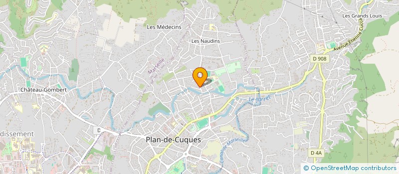 localisation de l'entreprise MADAME JEANNE LISE RAFFIANI  PLAN-DE-CUQUES