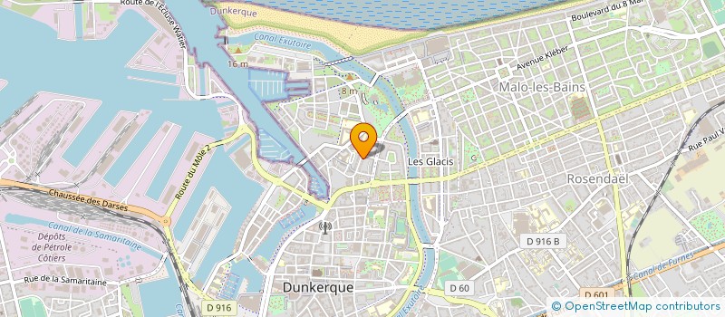 localisation de l'entreprise MADAME JEANNE LOBERT à DUNKERQUE