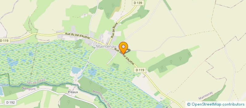 localisation de l'entreprise MADAME JEANNE LOCQUEVILLE  CAMPAGNE-LES-HESDIN