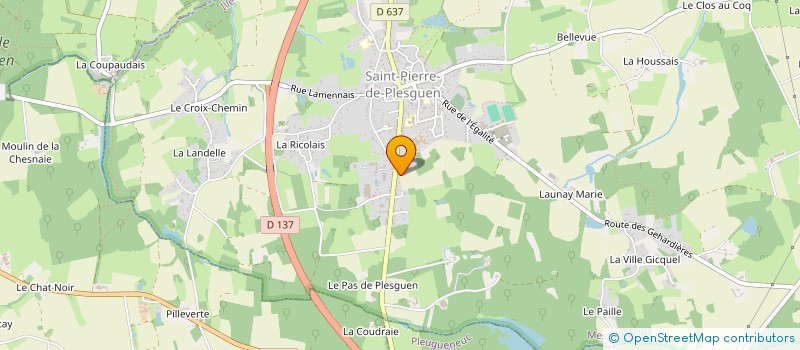 localisation de l'entreprise MADAME JEANNE LOISEL  MESNIL-ROC'H