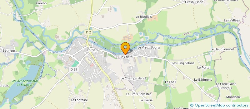 localisation de l'entreprise MADAME JEANNE LOUESSARD à SAINT-JUDOCE