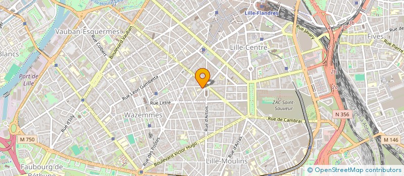 localisation de l'entreprise MADAME JEANNE MACAREZ à LILLE