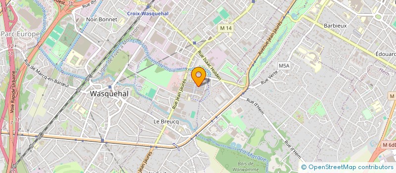 localisation de l'entreprise MADAME JEANNE MAES à VILLENEUVE-D'ASCQ